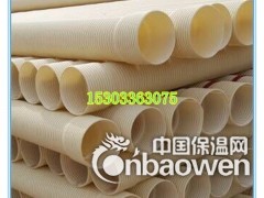 PVC160mm双壁波纹管，优质现货PVC排水管图2