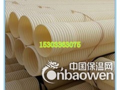 PVC160mm双壁波纹管，优质现货PVC排水管图3