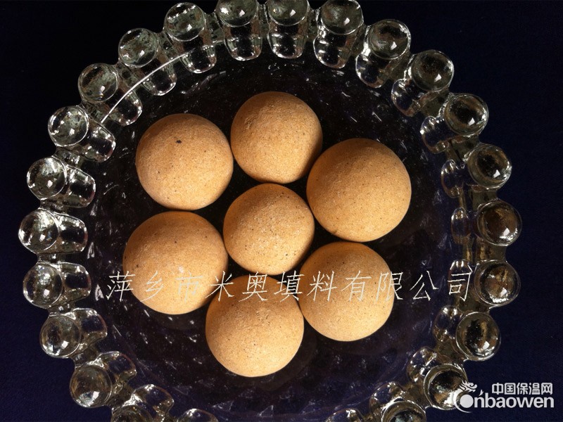 供应米奥Φ16mm空分/加热炉用蓄热瓷球/高铝质蓄热瓷球