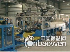 塑套塑PERT聚氨酯发泡保温管设备图3