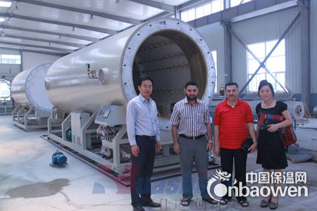 青岛真空定径法保温管生产线