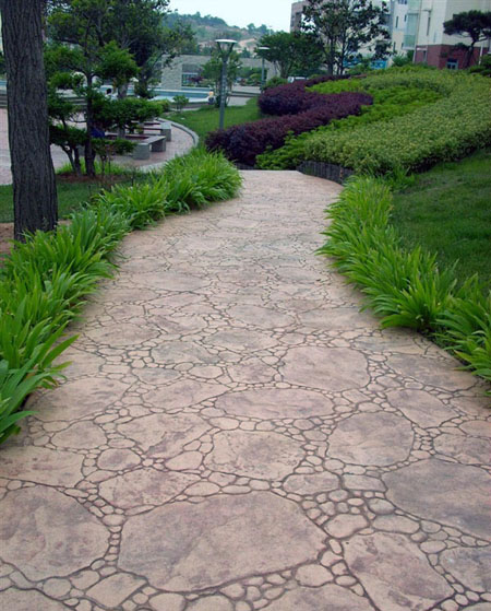 供应武汉彩色压花混凝土