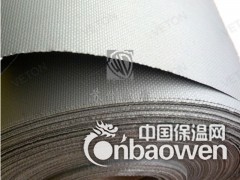 浙江挡烟垂壁防火布生产厂家，固定灰色挡烟布帘图2