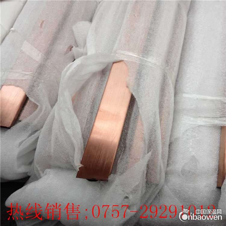 304玫瑰金不锈钢方管20*30*0.9来图加工红酒架