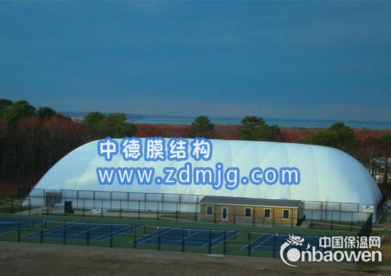 气膜体育馆 充气膜结构建筑 锁定中德膜结构