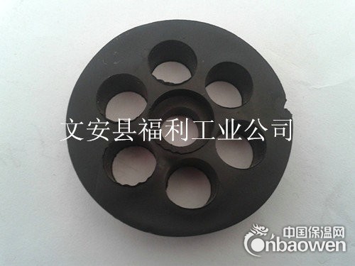 橡胶制品 空调支架减震垫 橡胶减震垫 七孔减震垫