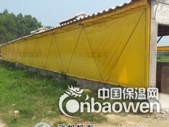 猪场卷帘 保暖抗寒卷帘 防水尼龙布卷帘图2