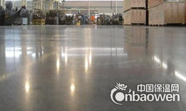 旧地面渗透硬化防尘抛光