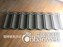 苗族彩石金属瓦厂家供应图2