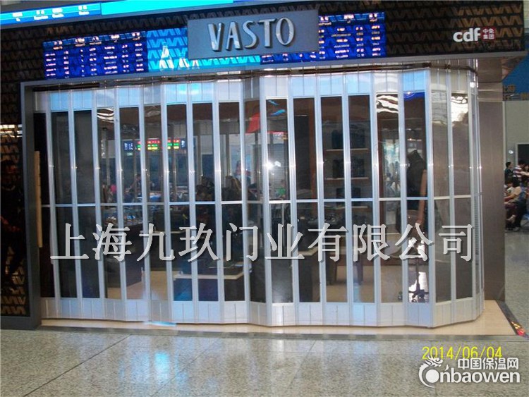 水晶卷帘门 水晶折叠门 侧向水晶门 上海水晶门厂家