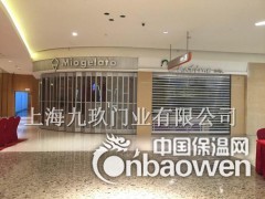 水晶卷帘门 水晶折叠门 侧向水晶门 上海水晶门厂家图2