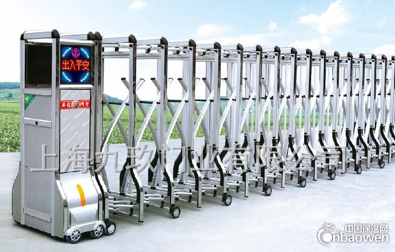 供应上海地区电动伸缩门 智能伸缩门 遥控伸缩门价格