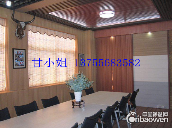 永修县生态木厂家，酒店装饰吊顶，大小长城板