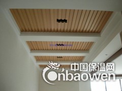 莲花县生态木厂家，酒店装饰吊顶，大小长城板图2