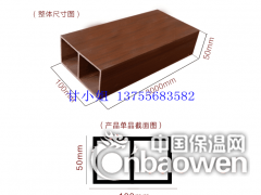 生态木装饰材料，大小长城，方通吊顶图2