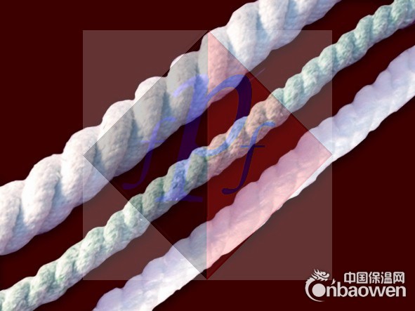 生物可溶性纤维扭绳防火绳密封绳非石棉绳