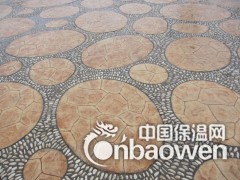 供应唐山压模压花地坪图2