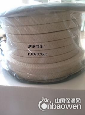 柔性耐磨白芳纶盘根进口美国白色芳纶盘根