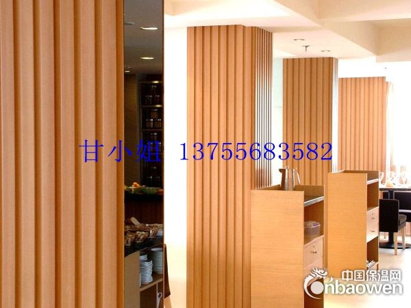 长乐环保生态木，酒店吊顶方通，大小长城板装饰