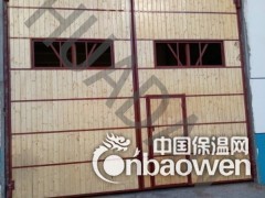 高铁站钢木大门 高铁维修车间钢木大门 耐腐蚀钢木大门价格图2
