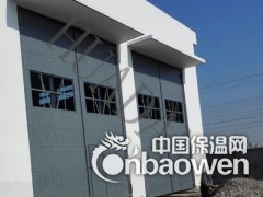 防风沙钢木大门  防风沙钢木大门价格 工业平开钢木大门价格图2