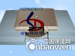 防水屋面伸缩缝盖板型铝合金变形缝带滑竿不锈钢屋顶伸缩缝图2