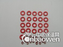 顺德伦教热卖红介子 绝缘红介子垫片透明PVC介子红纲纸介子图2