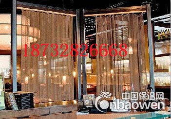 酒店金属网 酒吧垂帘网  家庭装饰金属幕墙网 可定制