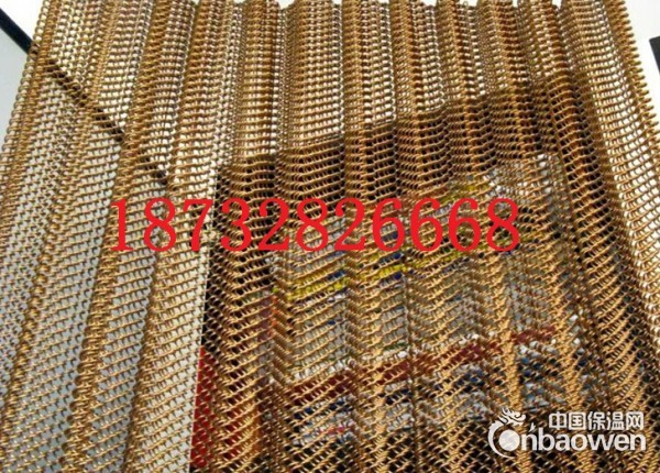 休闲会馆装饰网 专用金属屏风垂帘 幕墙装饰网 可定制