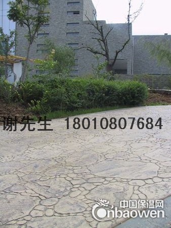 为城市加分最美桂林用彩色压模艺术地坪