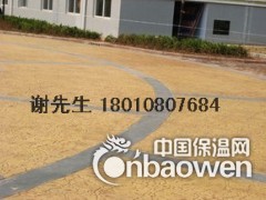 为城市美丽喝彩彩色压模艺术地坪图2