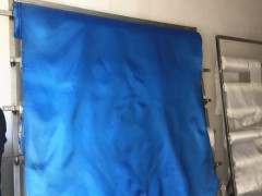 生产优质防火布 卷帘门防火布 蓝色玻璃纤维防火布图3