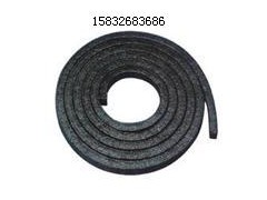 带不锈钢丝石棉橡胶高压盘根。耐高温石棉橡胶盘根图1