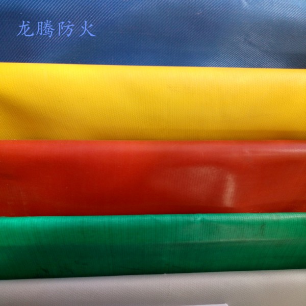 生产各种颜色玻璃纤维防火布 硅胶防火布 涂胶玻璃纤维防火布