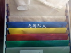 生产各种颜色玻璃纤维防火布 硅胶防火布 涂胶玻璃纤维防火布图2