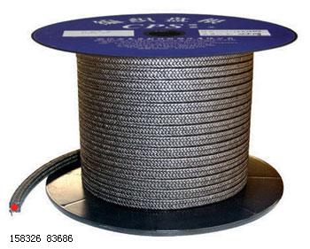 抗振动耐磨损弹力硅胶芯盘根,四氟硅胶芯盘根,亚克力硅胶芯盘根