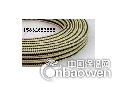 四角芳纶增强聚四氟乙烯盘根-进口芳纶纤维复合盘根图1