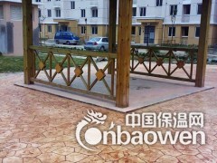 纸压膜艺术压花地坪图3