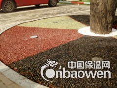 天然胶粘透水石 彩色胶粘石图3