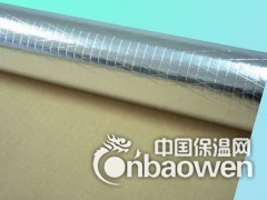 供应加筋防潮铝箔纸 贴玻璃棉铝箔纸厂家直销包裹网格铝箔复合纸图3