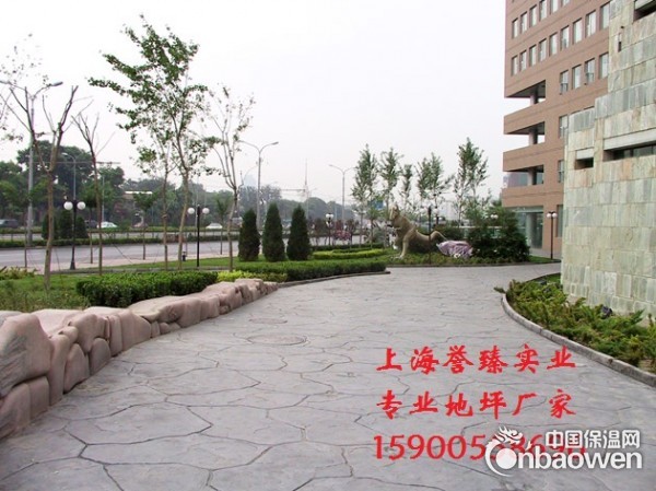 温州彩色压模地坪 压花地坪材料施工哪里有