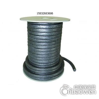 耐高温950度进口予氧高碳纤维盘根,高碳丝编织填料环价格