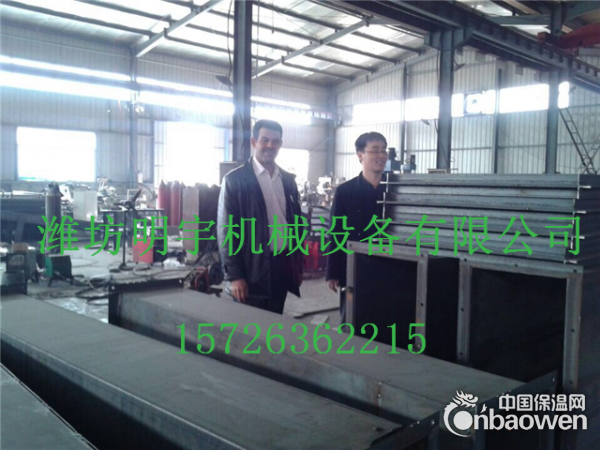 潍坊明宇机械FS复合保温板一体化设备赢得国内外客户一致好评