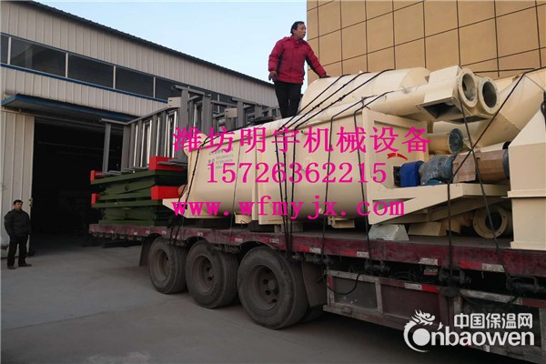 潍坊明宇机械复合保温板设备备受欢迎和信赖，销售行情引起很大反