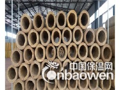 专业生产A级防火岩棉保温管壳  贴铝箔岩棉管安装价格图3