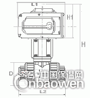 6055电动驱动PVC球阀