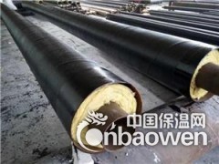 宝坻化工厂管道保温工程供应钢套钢直埋保温管 黑黄夹克管图3