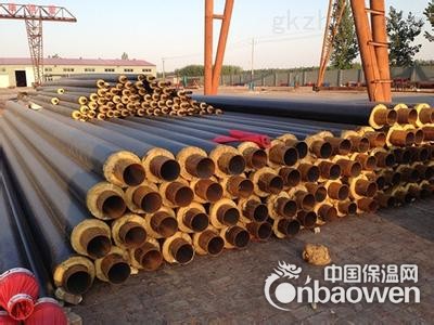 潍坊建筑公司推荐预制直埋管 聚乙烯管皮保温管供热管道