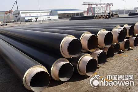 石家庄化工厂管道保温工程专用优质直埋保温管 钢套钢保温管