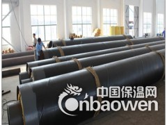 石家庄化工厂管道保温工程专用优质直埋保温管 钢套钢保温管图2